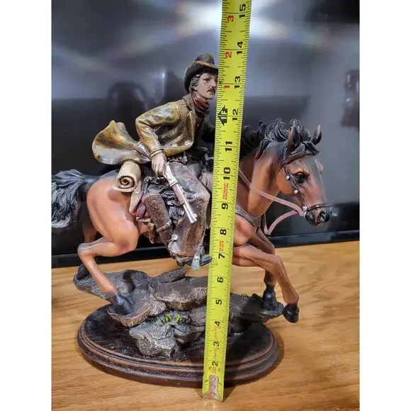 Southwest Theme man on a horse appox 14" x 9" very detailed - Picture 12 of 13